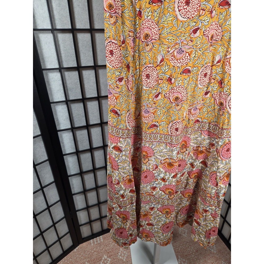 Ba&sh Vanessa Skirt Ocre Size 8 Boho Western Hippie Romance ($285) - Picture 6 of 10
